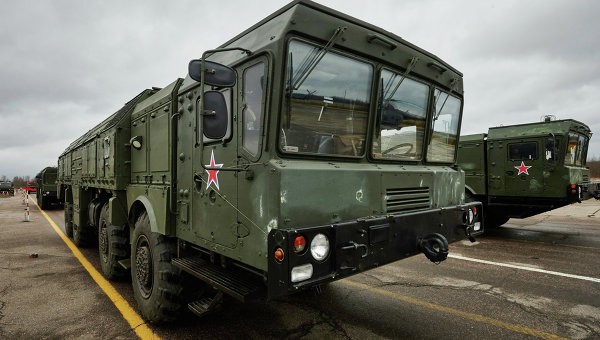 Hệ thống tên lửa chiến thuật Iskander của Nga. Ảnh: RIA Novosti