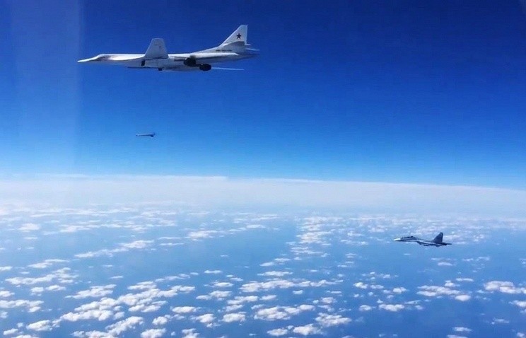 Không quân Nga trên bầu trời Syria. Ảnh: Tass