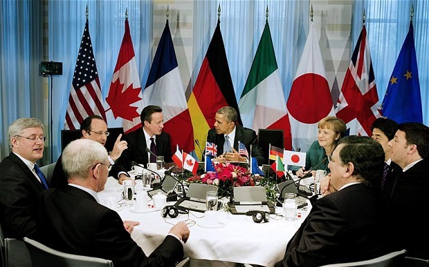 Nhật Bản muốn đưa Nga trở lại G8. Ảnh: Telegraph