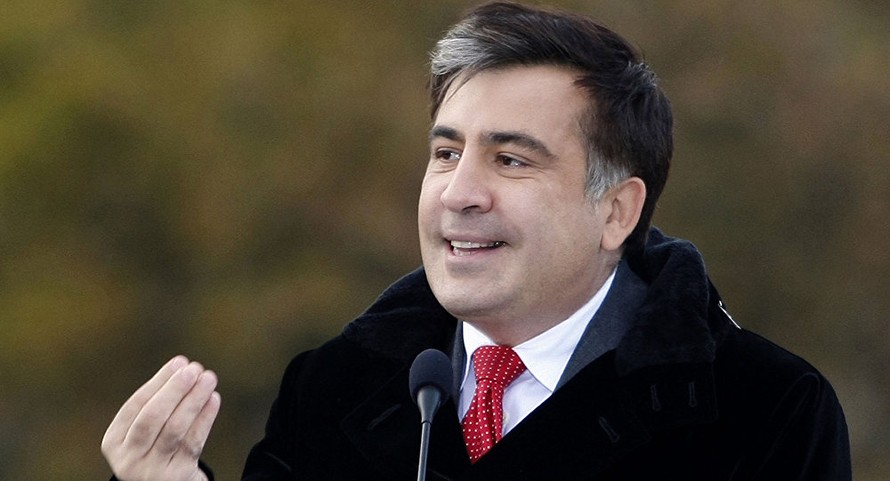 Thống đốc tỉnh Odesa Mikhail Saakashvili. Ảnh: AP 