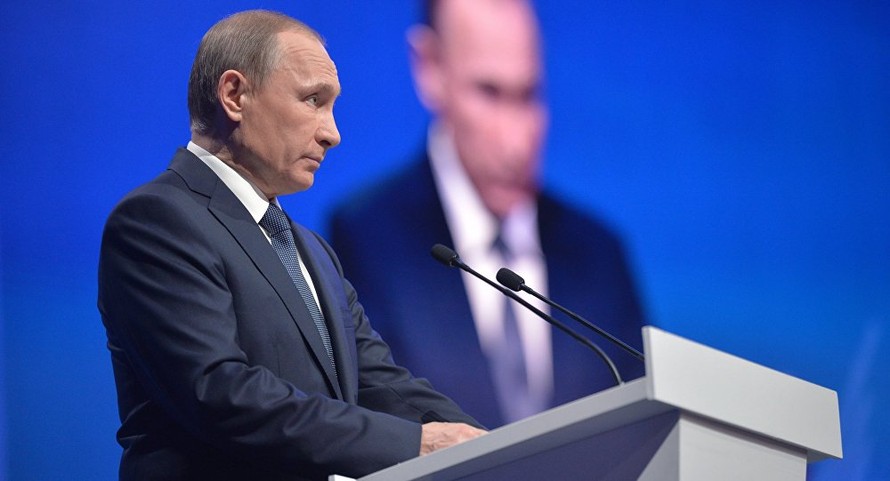 Tổng thống Nga Vladimir Putin thừa nhận thích tư tưởng cộng sản, tư tưởng xã hội chủ nghĩa. Ảnh: Sputnik