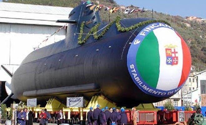 Tàu ngầm hạt nhân INS Arihant của Ấn Độ. Ảnh: Indianexpress