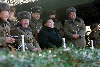 Ông Kim Jong-un tuyên bố Triều Tiên sẵn sàng tấn công phủ đầu trong trường hợp an ninh quốc gia bị đe dọa. Ảnh: KCNA