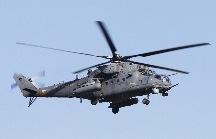 Trực thăng chiến đấu đa năng Mi-35M. Ảnh: Tass