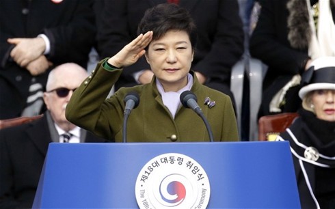 Tổng thống Hàn Quốc Park Geun Hye. Ảnh: Yonhap