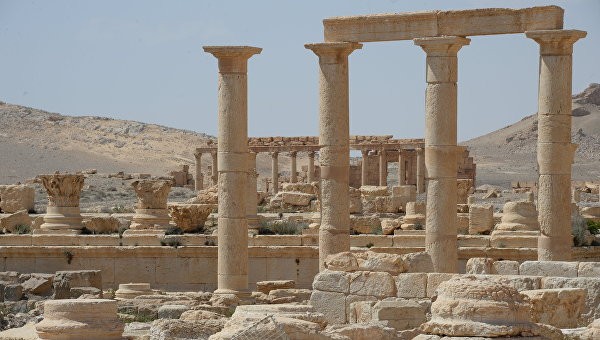 Chiếm thành cổ Palmyra, bước ngoặt quan trọng trong cuộc chiến của chính quyền Tổng thống Bashar al-Assad. Ảnh: RIA Novosti