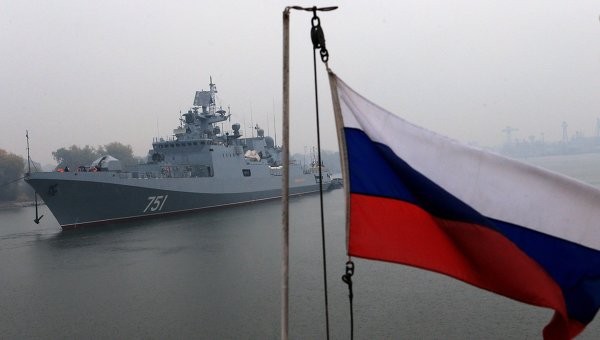 Tàu khu trục Đô đốc Essen. Ảnh: RIA Novosti 