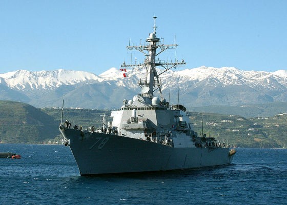 Tàu khu trục tên lửa USS Porter DDG 78 của Mỹ. Ảnh: US Navy