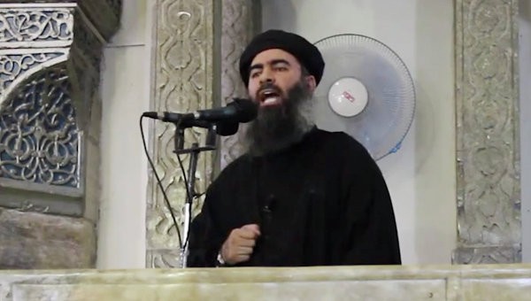 Thủ lĩnh tối cao của “Nhà nước Hồi giáo” (IS) Abu Bakr al-Baghdadi. Ảnh: AP