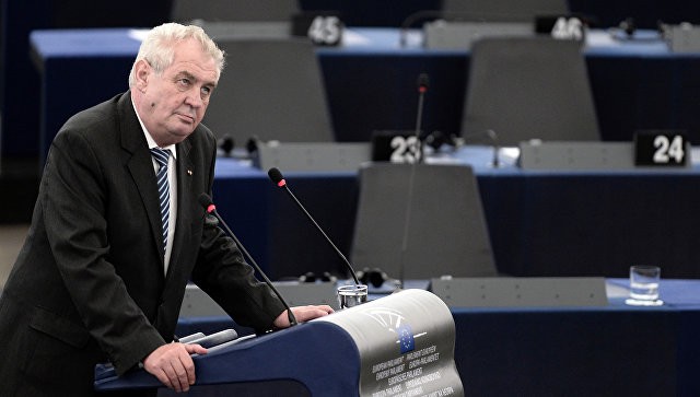 Tổng thống Cộng hòa Séc Milos Zeman. Ảnh: AFP