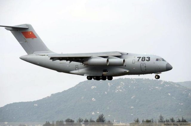 Trung Quốc đã chính thức phiên chế máy bay vận tải hạng nặng Y-20 vào lực lượng không quân. Ảnh: Tân Hoa Xã