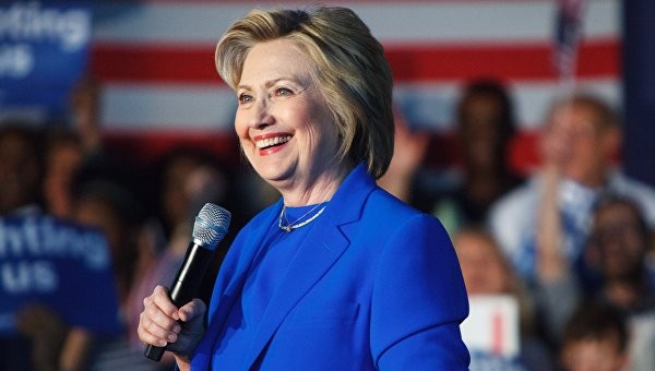 Bà Hillary Clinton đại diện đảng Dân chủ tranh cử tổng thống Mỹ diễn ra vào ngày 8/11/2016. Ảnh: RIA Novosti