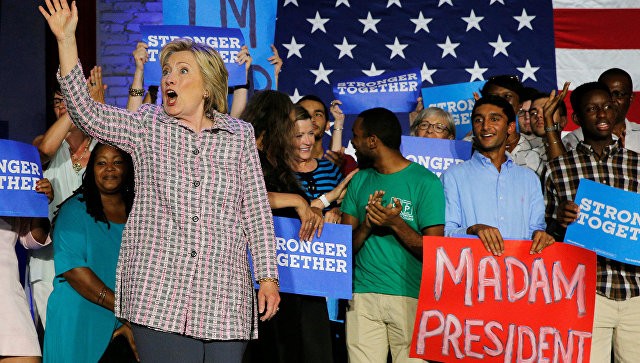 Ứng cử viên tổng thống Mỹ của đảng Dân chủ Hillary Clinton. Ảnh: Reuters
