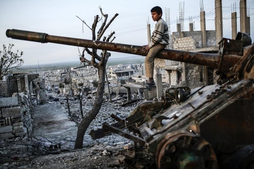 Nga đề xuất ngừng bắn để thực hiện hỗ trợ nhân đạo cho người dân ở thành phố Aleppo. Ảnh: IbTimes
