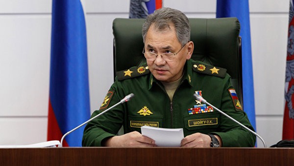 Bộ trưởng Quốc phòng Nga Shoigu nhấn mạnh sự cần thiết của căn cứ quân sự tại Syria. Ảnh: RIA Novosti
