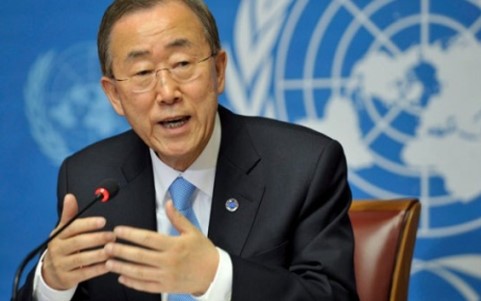 Tổng thư kí Ban Ki-moon. Ảnh: CNN