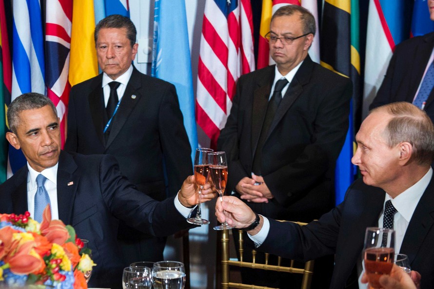 Cả Mỹ và Nga đều để ngỏ khả năng diễn ra cuộc gặp giữa Tổng thống Obama và Putin bên lề Hội nghị G-20 tại Trung Quốc. Ảnh: ABC