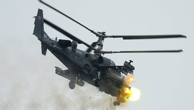 Trực thăng tấn công Ka-52 của Nga. Ảnh: RIA Novosti