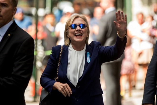 Cựu Ngoại trưởng Mỹ Hillary Clinton “đang ở trạng thái tinh thần tuyệt vời". Ảnh: AP