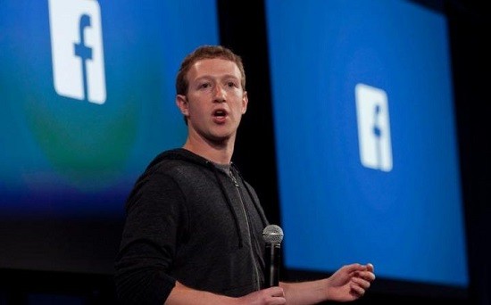 Người sáng lập và Tổng giám đốc điều hành Facebook Mark Zuckerberg. 