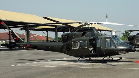 Máy bay trực thăng Bell 412 EP của Quân đội Indonesia