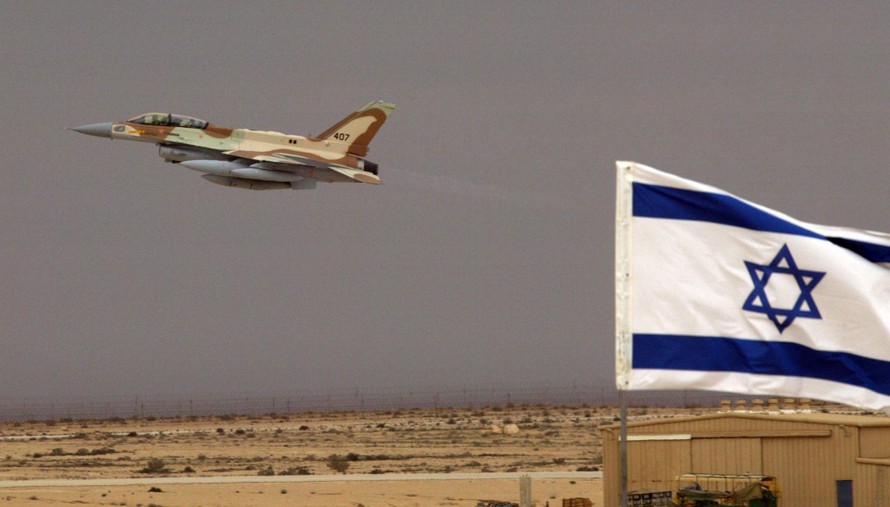 Chiến đấu cơ F-16 của không quân Israel. Ảnh: AP
