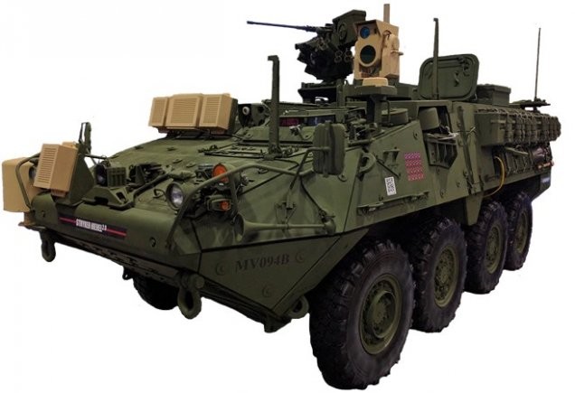 Mỹ tích hợp vũ khí laser trên xe bọc thép MEHEL 2.0