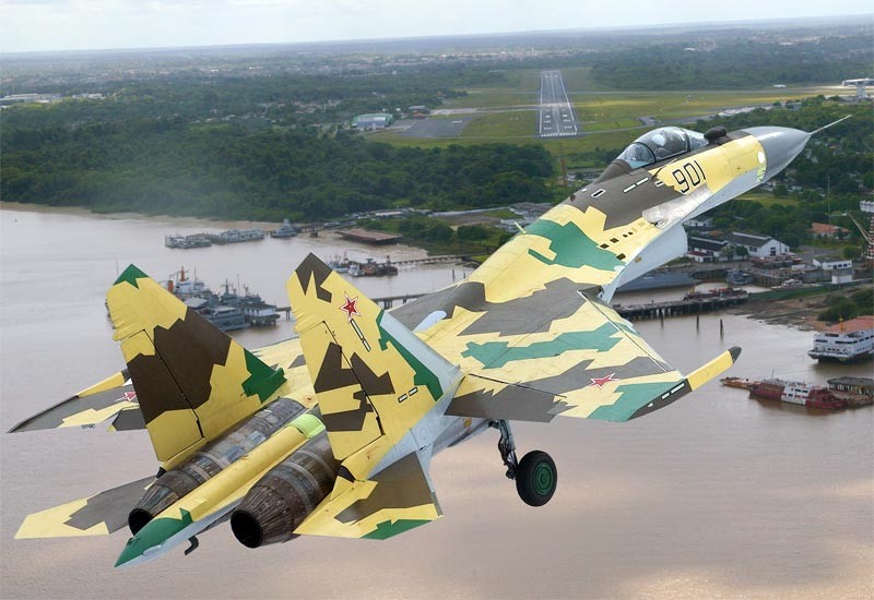 Tiêm kích Su-35. Ảnh: Bộ Quốc phòng Nga