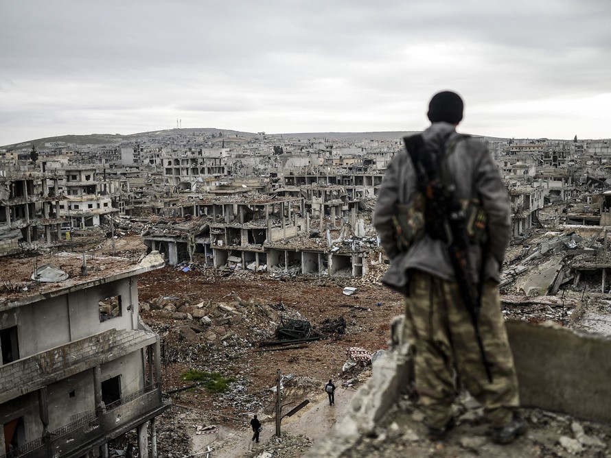 Khủng hoảng chính trị và nội chiến tàn phá đất nước Syria. Ảnh: Independent