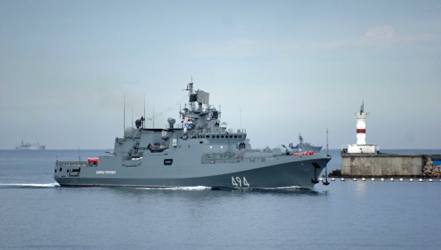Chiến hạm Đô đốc Grigorovich của Hạm đội Biển Đen. Ảnh: RIA Novosti
