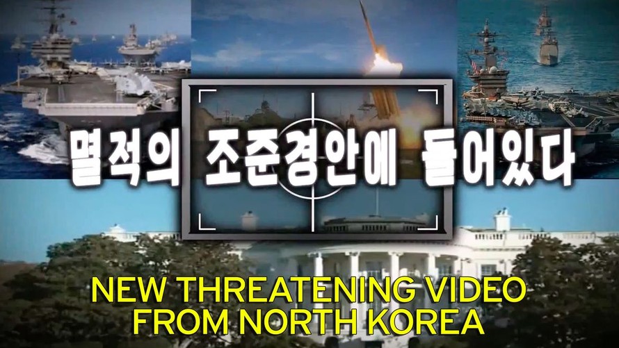 Triều Tiên tung video mô phỏng tấn công Nhà Trắng, phá hủy tàu sân bay Mỹ