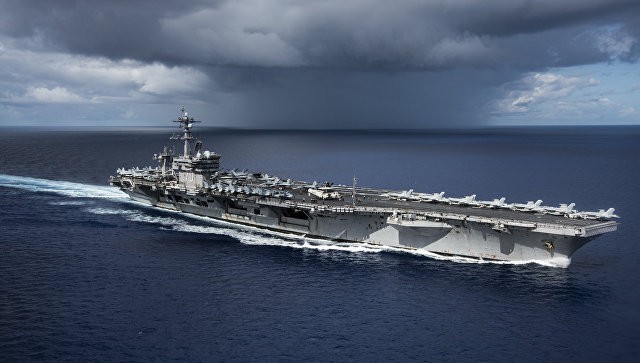 Tàu sân bay USS Carl Vinson. Ảnh: US Navy
