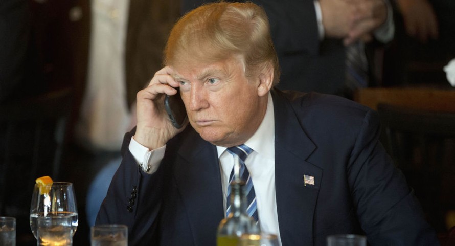 Thượng viện Mỹ đòi tịch thu điện thoại của Tổng thống Trump. Ảnh: AP