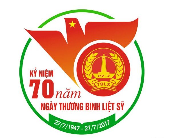 Logo chính thức kỷ niệm 70 năm Ngày Thương binh - Liệt sĩ