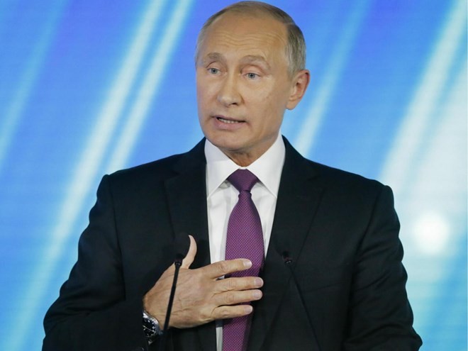 Tổng thống Putin. Ảnh: AP
