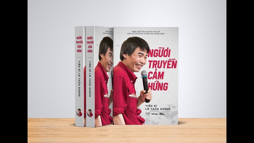 Bìa cuốn sách “Tiến sĩ Lê Thẩm Dương – Người truyền cảm hứng”.