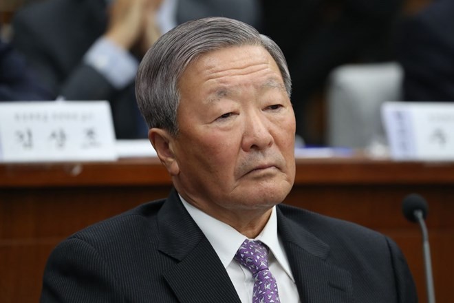 Ông Koo Bon-moo, chủ tịch tập đoàn LG. (Nguồn: Bloomberg)