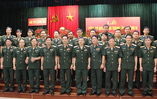 Thành lập các đơn vị trực thuộc Bộ Tư lệnh 86