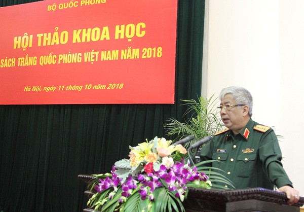 Sớm hoàn thành và công bố Sách Trắng Quốc phòng Việt Nam năm 2018