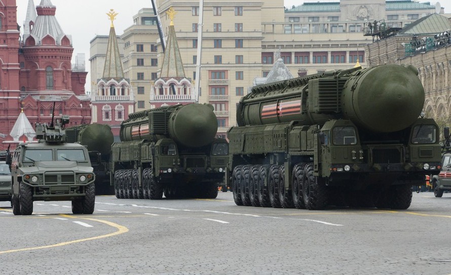 Tên lửa đạn đạo liên lục địa Yars của Nga. Ảnh: Ria