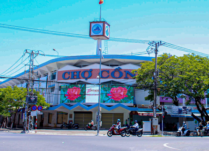 Chợ Cồn một công trình có ý nghĩa lịch sử của TP Đà Nẵng. Ảnh: Nguyễn Thành