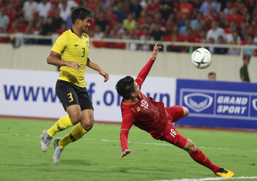 Sự vắng mặt đáng tiếc của Quang Hải trong trận đấu gặp tuyển Malaysia ngày 11/6. Ảnh: Như Ý