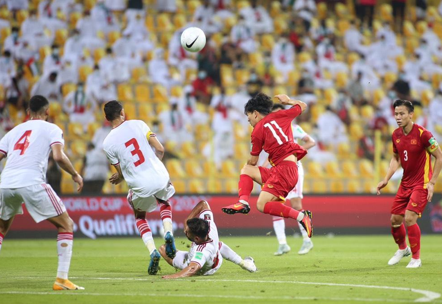 Tuyển Việt Nam sẽ đá trận lượt về Vòng loại cuối World Cup 2022 với Trung Quốc đúng mùng 1 tết Nguyên đán 2022. (Ảnh: Hữu Phạm)