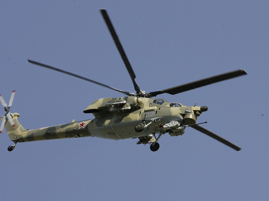 Trực thăng Mi-8AMTSh-VN của quân đội Nga. Ảnh: RIA Novosti