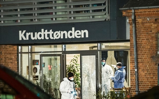Hiện trường vụ nổ súng ở trung tâm văn hoá ở thủ đô Đan Mạch