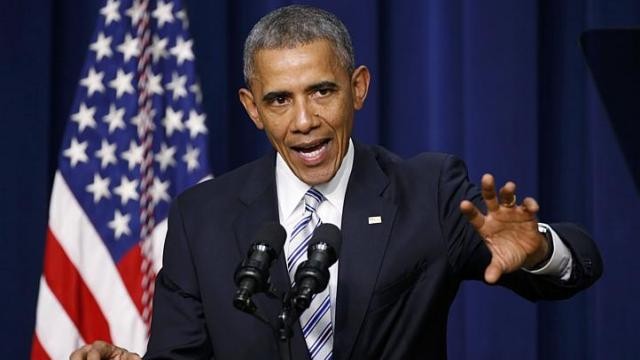 Tổng thống Mỹ Barack Obama phát biểu tại hội nghị quốc tế cấp cao về chống khủng bố hôm 18/2