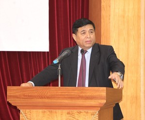 Bộ trưởng Bộ Kế hoạch và Đầu tư Nguyễn Chí Dũng. Ảnh:VGP/Huy Thắng