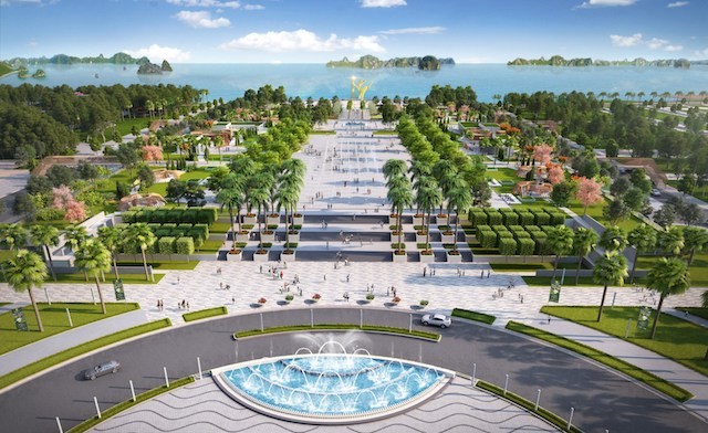 Phối cảnh Quảng trường Sun Carnival Plaza- dự kiến sẽ trở thành trung tâm sự kiện văn hóa, lễ hội của Hạ Long cũng như Quảng Ninh