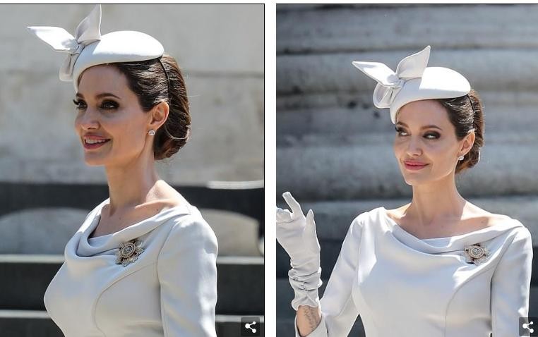 Angelina Jolie đẹp quý phái, nổi bật trên đường phố London