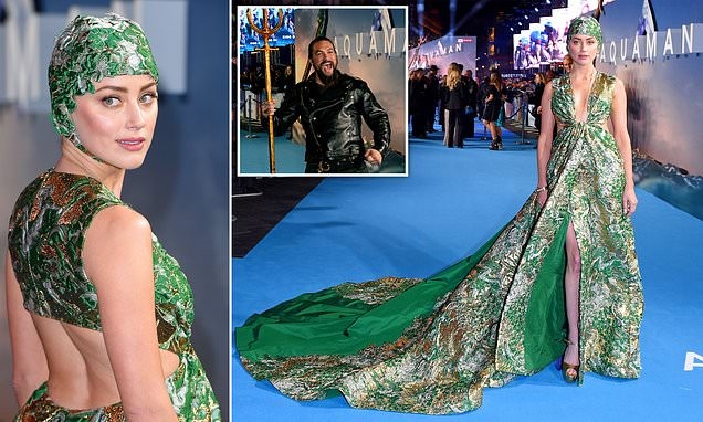 Vợ cũ Johnny Depp lộng lẫy trong buổi ra mắt bom tấn 'Aquaman'